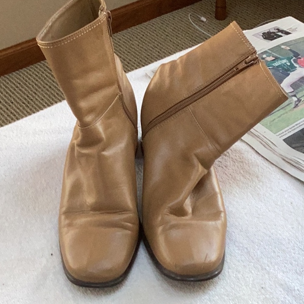 Ankle Leather Boots